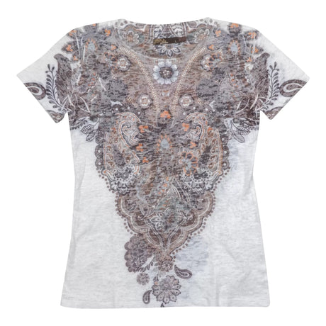 LBrown/White Print