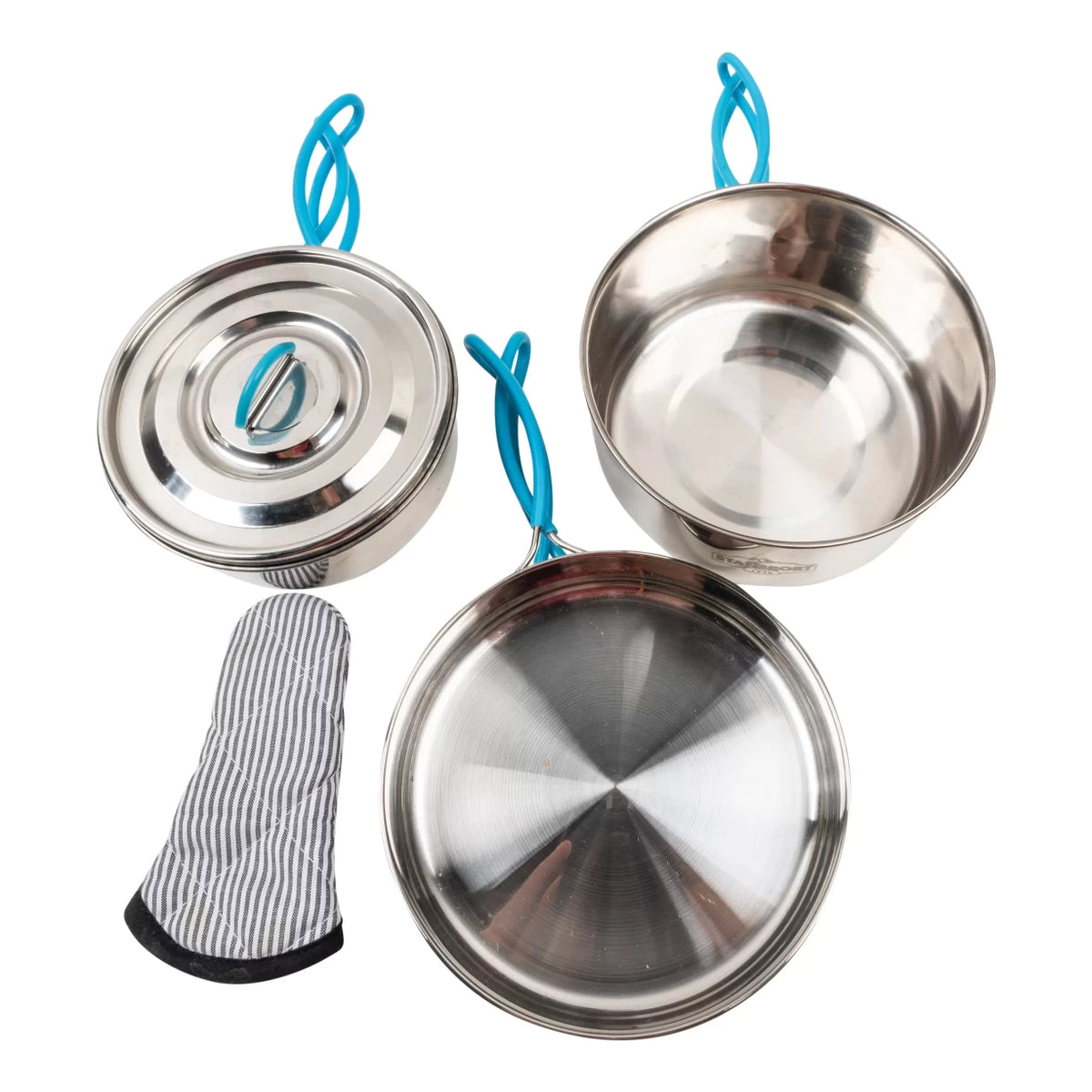 Stansport Stainless Steel Backpacking Cook Set – Geartrade.com