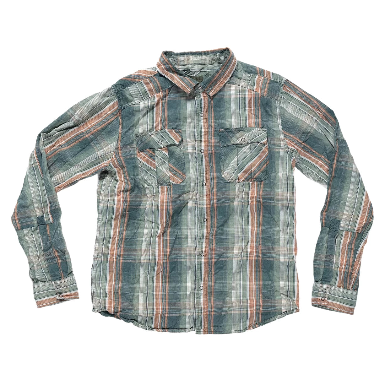 LGreen Orange Plaid