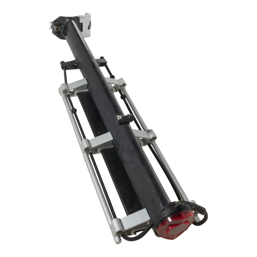 Soporte Carga Trasero Ajustable Portaequipajes Trasero Para Bicicleta Ajustable - Con Red Elástica, Capacidad 50 Kg, Para Cuadros De 26 A 29 Pulgadas Soporte Carga Bicicleta