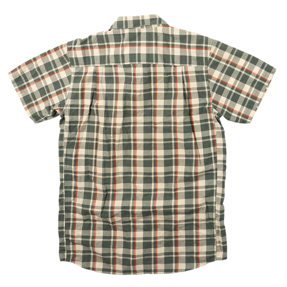 SGreen Orange Plaid