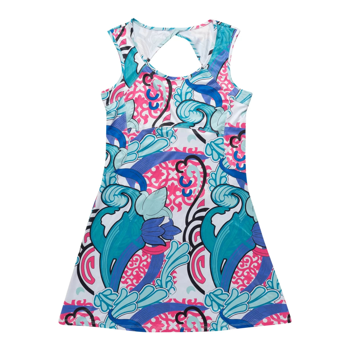 Reel Legends Tropical Print Tank Dress Clothing Geartrade com