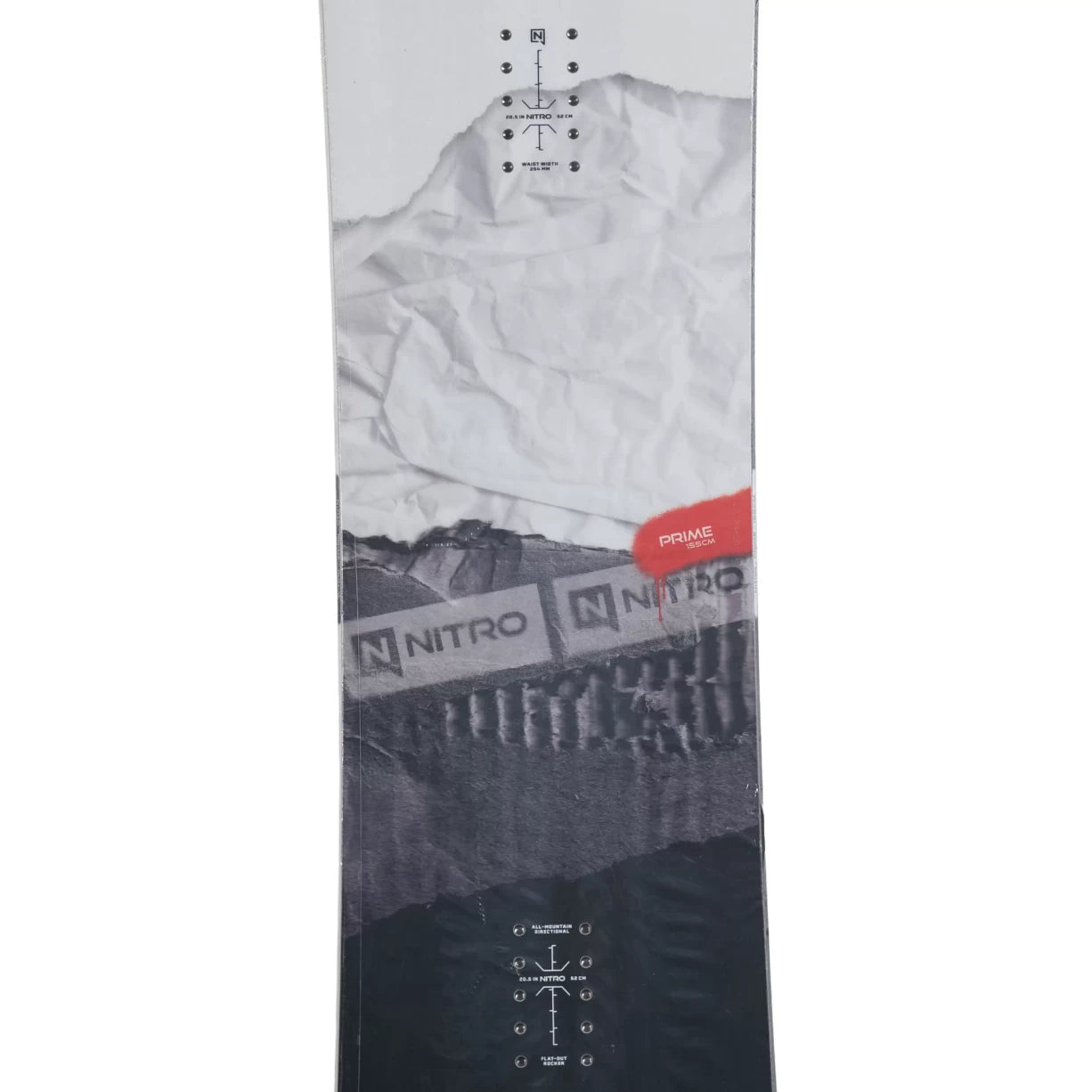 155cmWhite/Black/Red