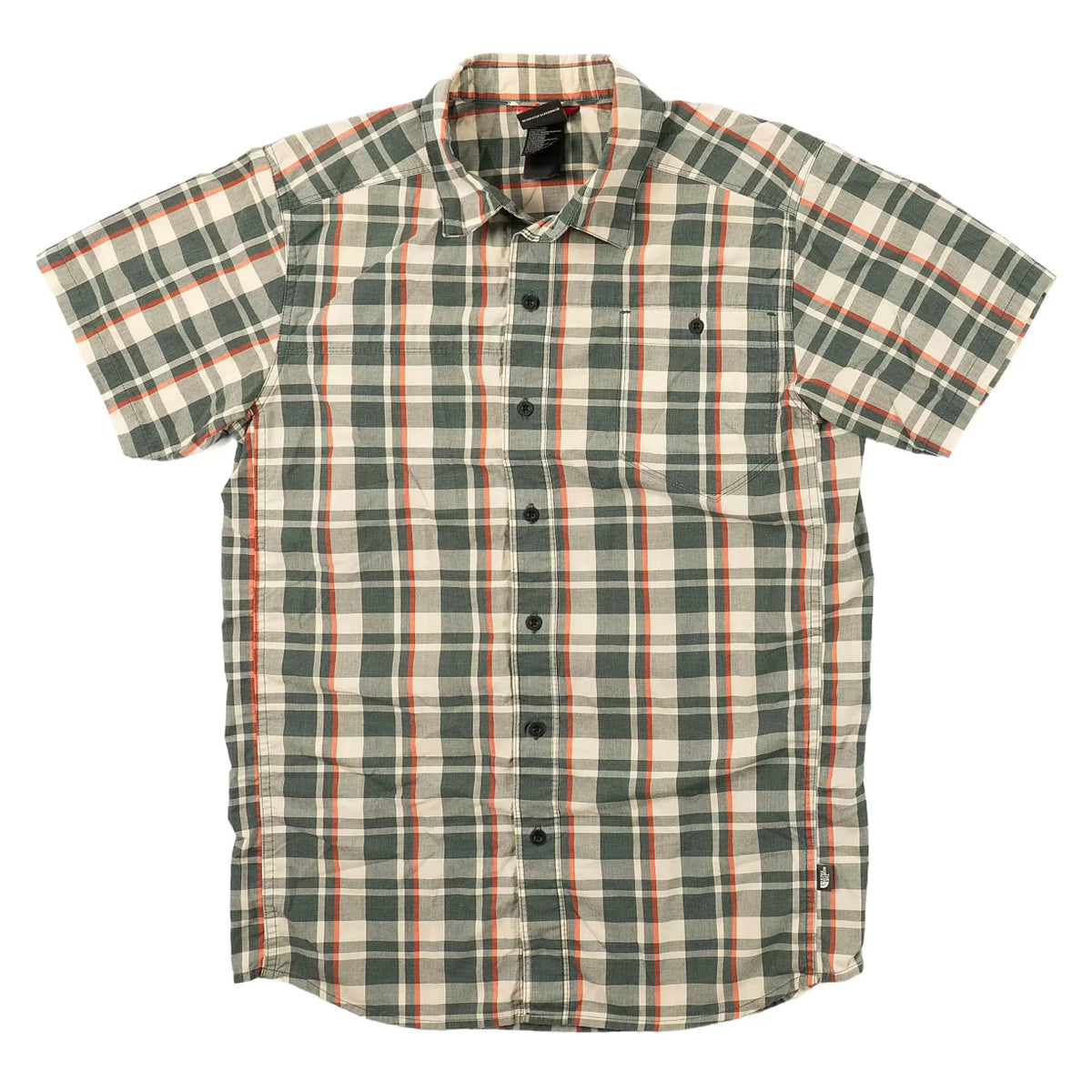 SGreen Orange Plaid