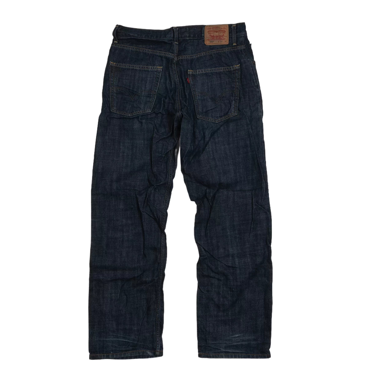 34" x 34"Dark Denim