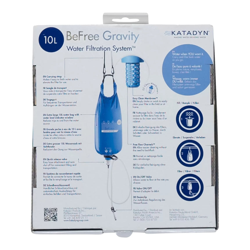 Katadyn BeFree Gravity Water Filtration System ACTIVITIES