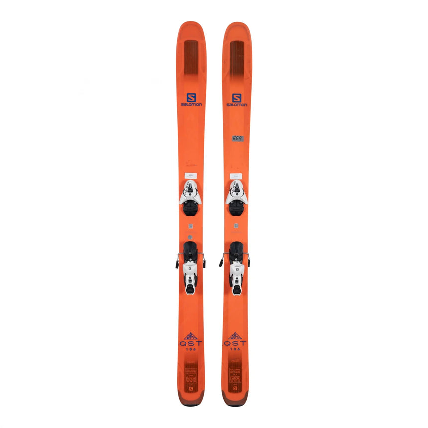 Salomon QST 106 Skis 2018 Men s w Salomon Z12 Bindings 70 Off Geartrade