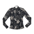 SBlack Flower Print