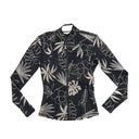 SBlack Flower Print