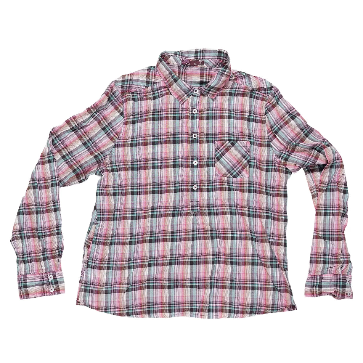 XLPink Plains Plaid