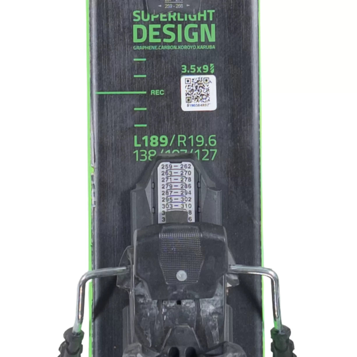 189cmBlack/Green