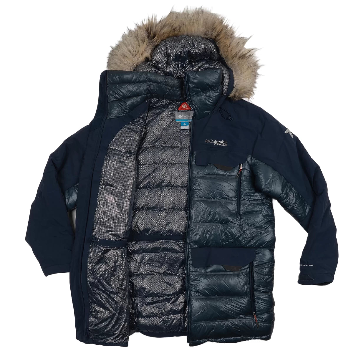 Columbia Heatzone 1000 Turbodown Long Hooded Parka Men's