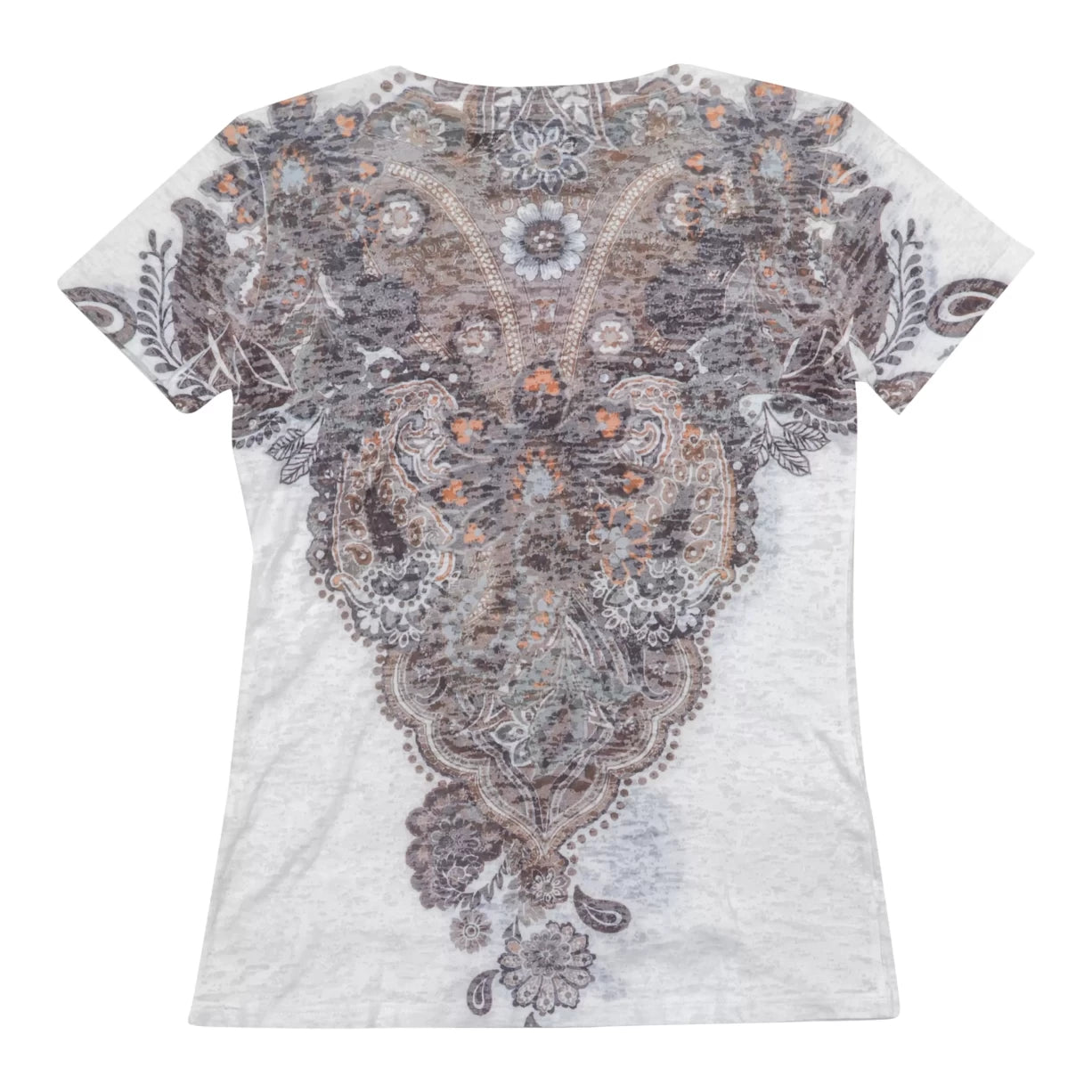 LBrown/White Print