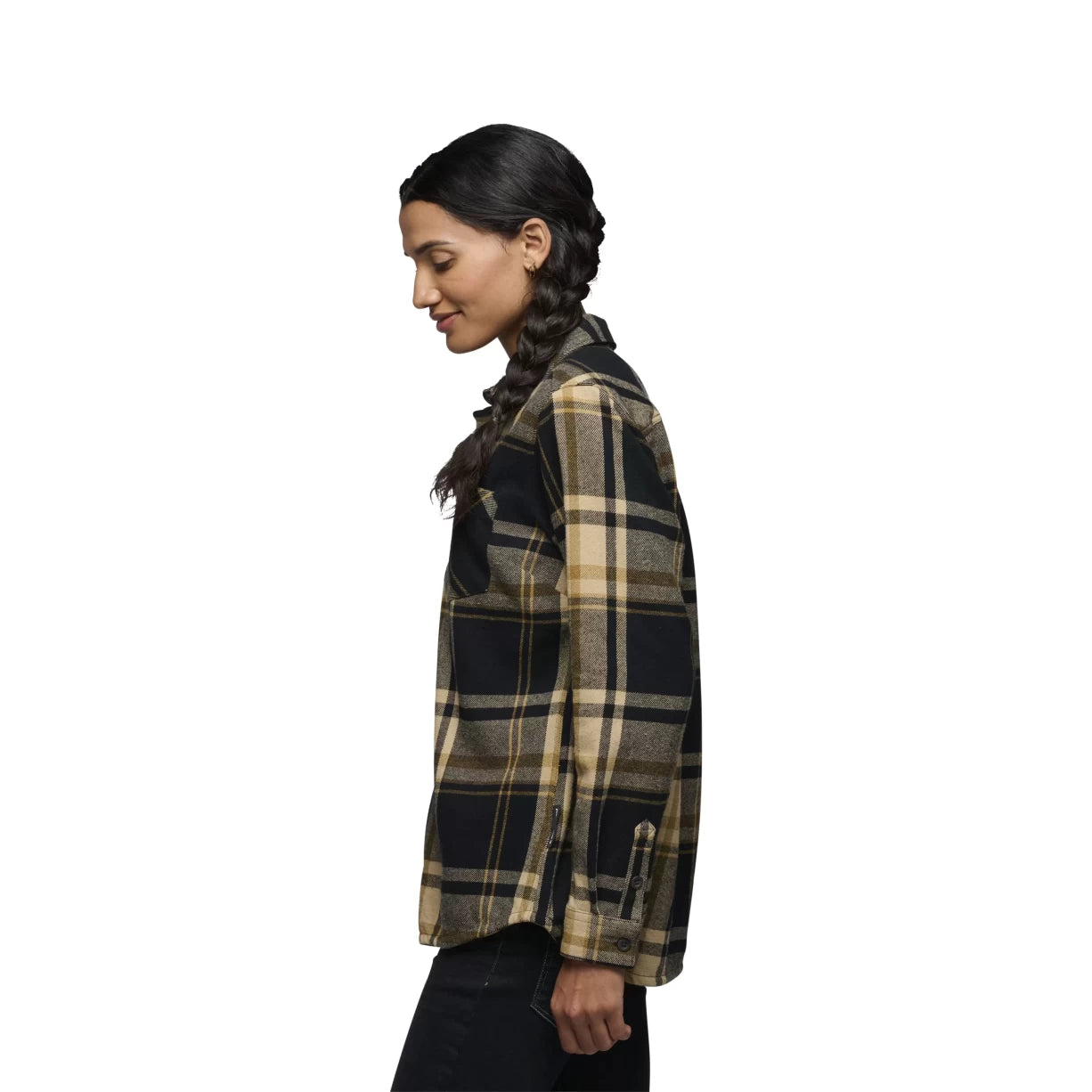 LKhaki-Black Plaid