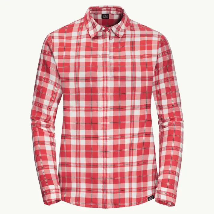 SCoral Red Checks