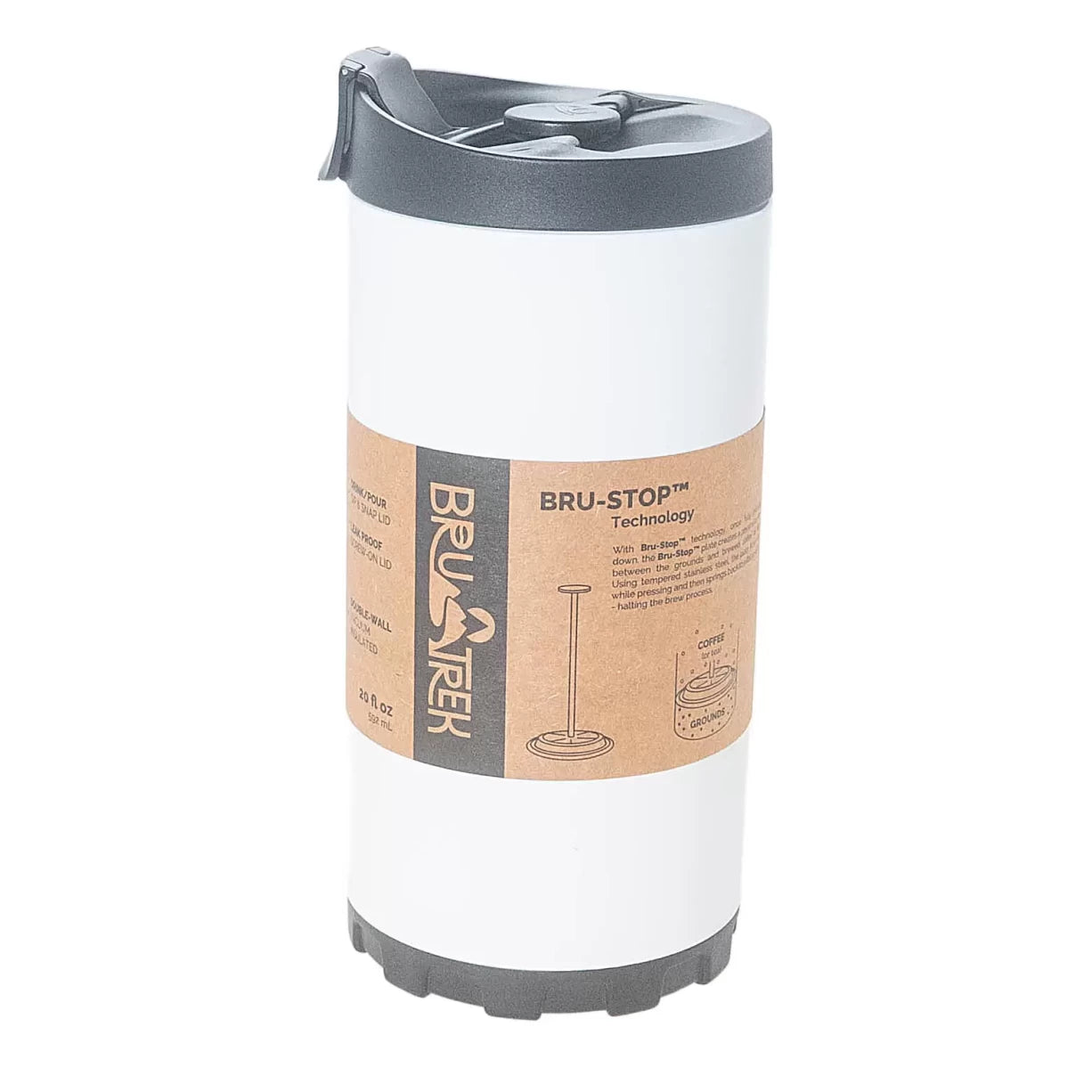 20 oz.White