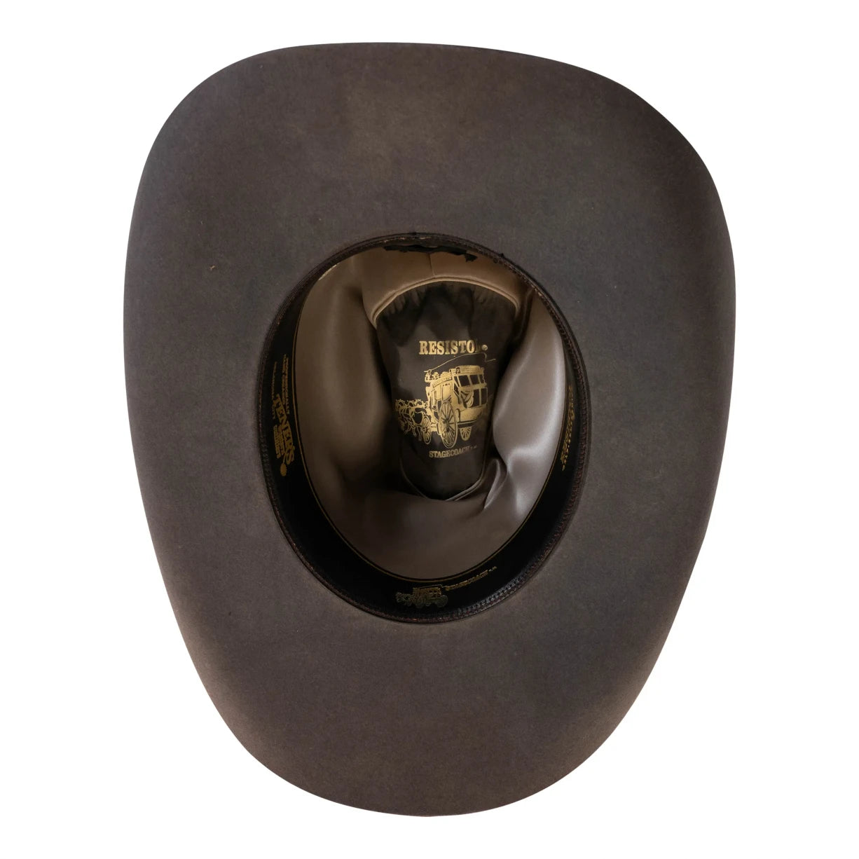RESISTOL レジストール STAGECOACH ハット 帽子 メンズ ブラウン 7 Vintage Resistol Self Conforming Stagecoach Cowboy Hat Size 6 7