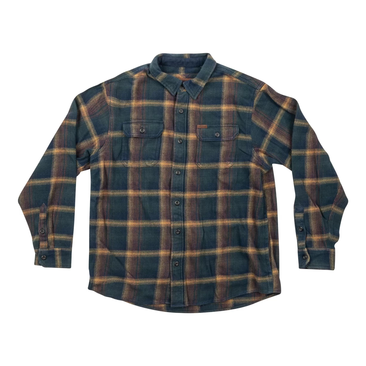 Orvis Big Bear Heavyweight Double Brushed Flannel Button Shirt New W Tags Size L