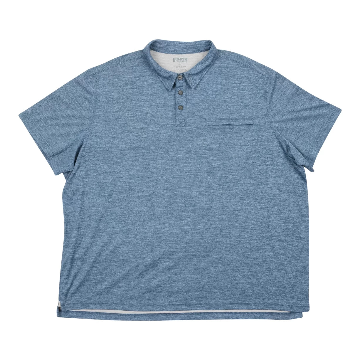 3XLBlue Heather