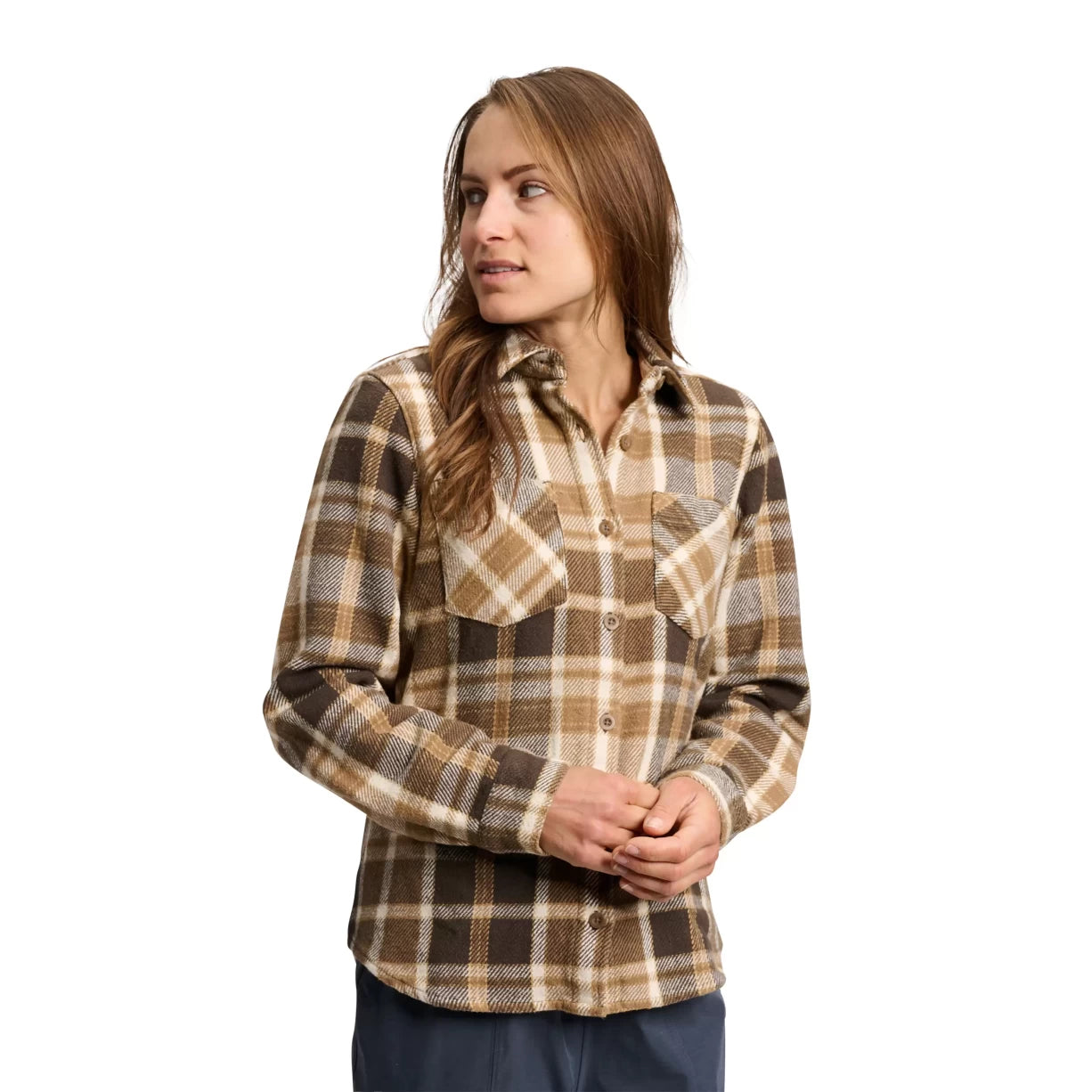 MBark Brown-Off White Plaid
