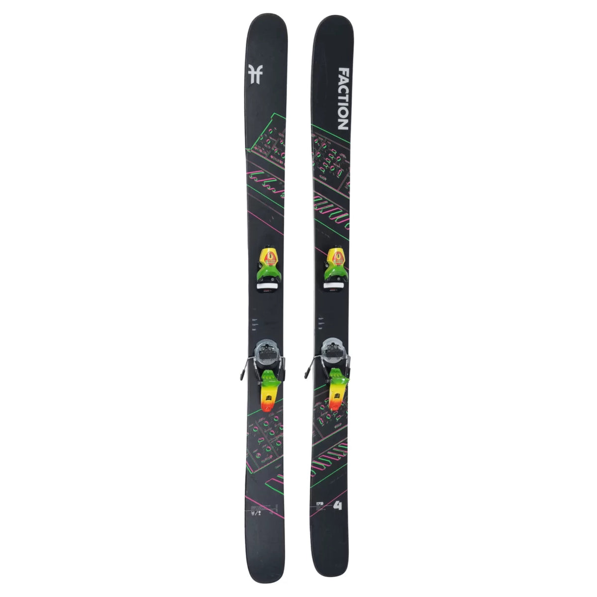 Faction Prodigy 4 Skis 2024 w/ Look Pivot 18 Bindings - 179cm ...