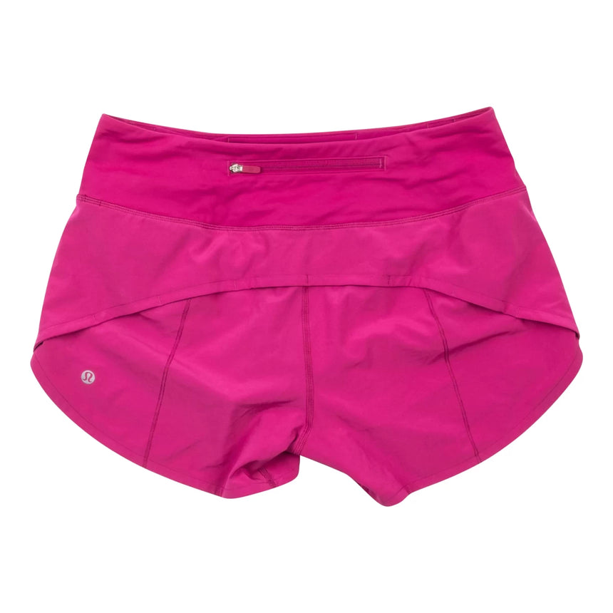 Neon pink lululemon shorts sales